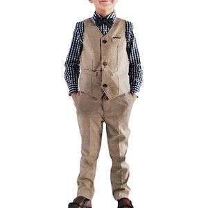Premium four piece vest set boy size 6